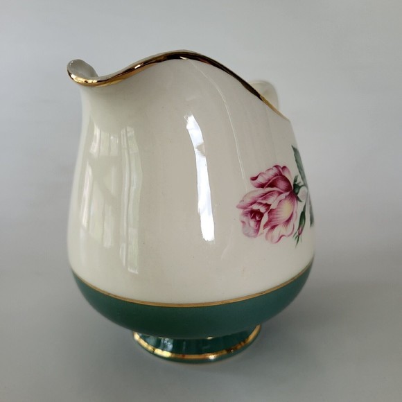 Vintage Lifetime China CAMEO ROSE Homer Laughlin Cavalier Coffee Tea Creamer 50s - Picture 7 of 10